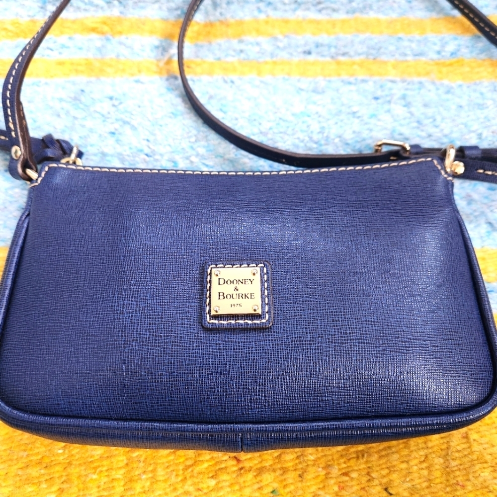 Dooney & Bourke Navy Crossbody Bag - Picture 2 of 12